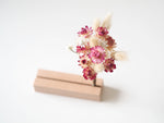 Pink Dried Flower Photo and Card Holder 1