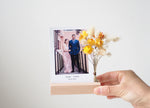 Yellow Dried Flower Photo Holder + Photo Printing -2